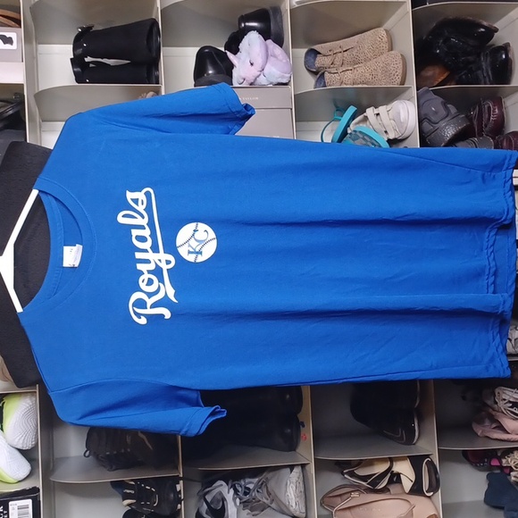 Gildan blue Royals drifit top size S - Picture 1 of 3